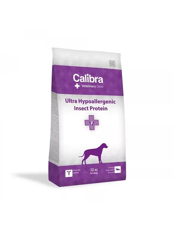 Calibra Veterinary Diets Dog Ultra-Hypoallergenic Insect - dry dog food - 12kg