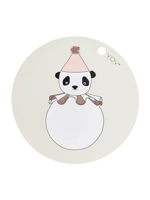 OYOY MINI Dekkebrikke Panda Pompom