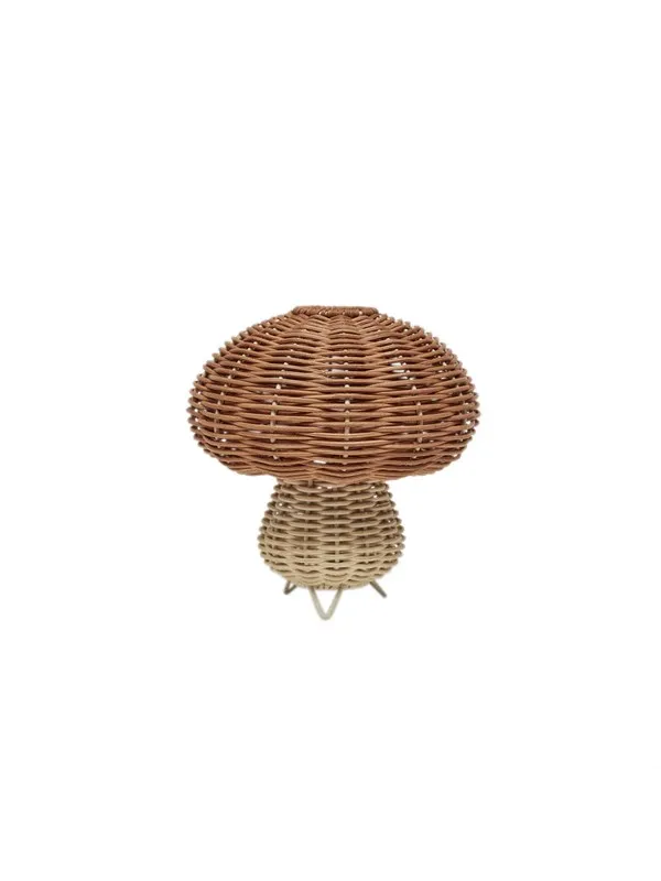 OYOY MINI Nattlampe i rotting med soppmotiv