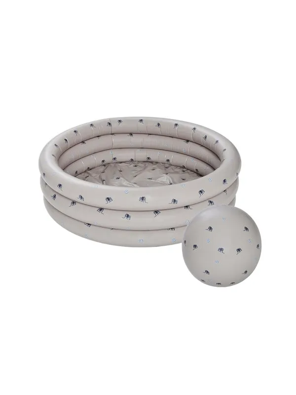 OYOY MINI Elefant-svømmebasseng Liten & strandball