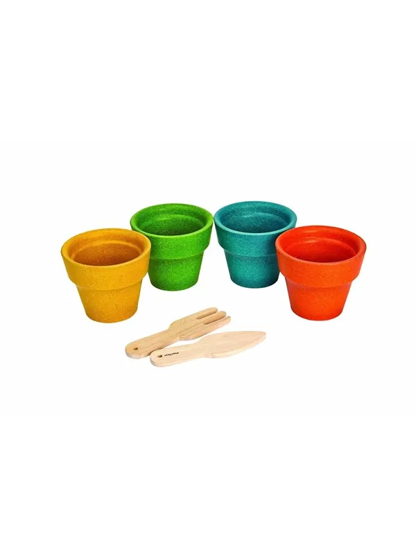 PLANTOYS Blomsterkrukkesæt