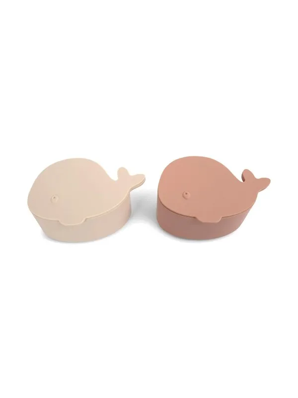Filibabba Set of 2 silicone mini snackboxes - Christian the