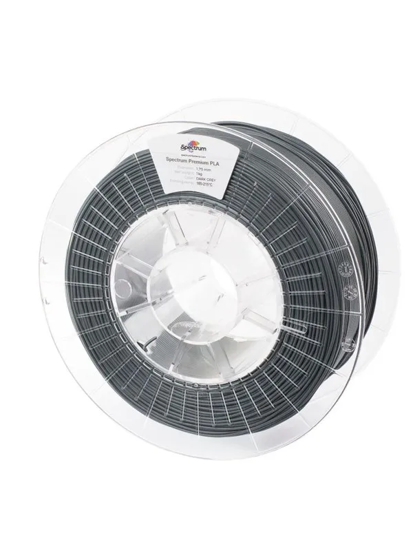 Spectrum 3D Filament / PLA Premium / â 1.75 mm / Dark Grey / 1 kg