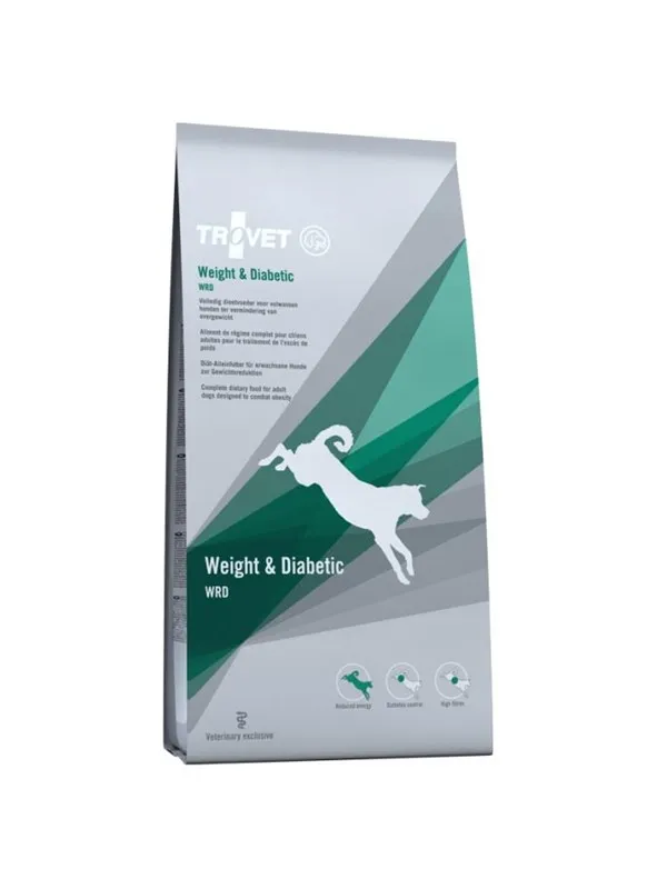 TROVET Weight & Diabetic WRD with chicken - dry dog food - 12.5 kg