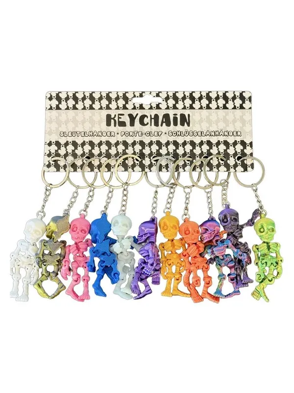 Duckiez Skeleton Keychain