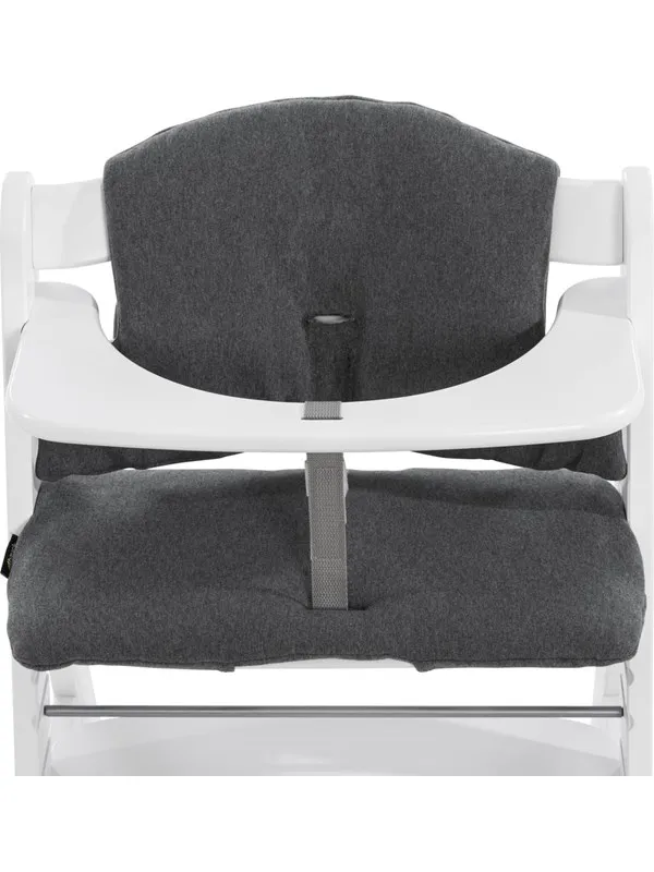 Hauck Select high chair cushion Jersey Charcoal
