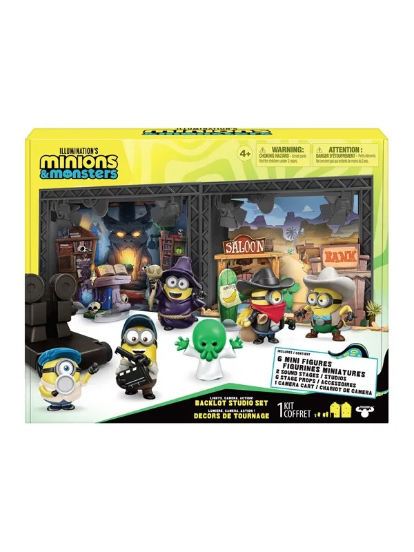 Minions & Monster 5 cm Stage Set Studio Lot 6 pack