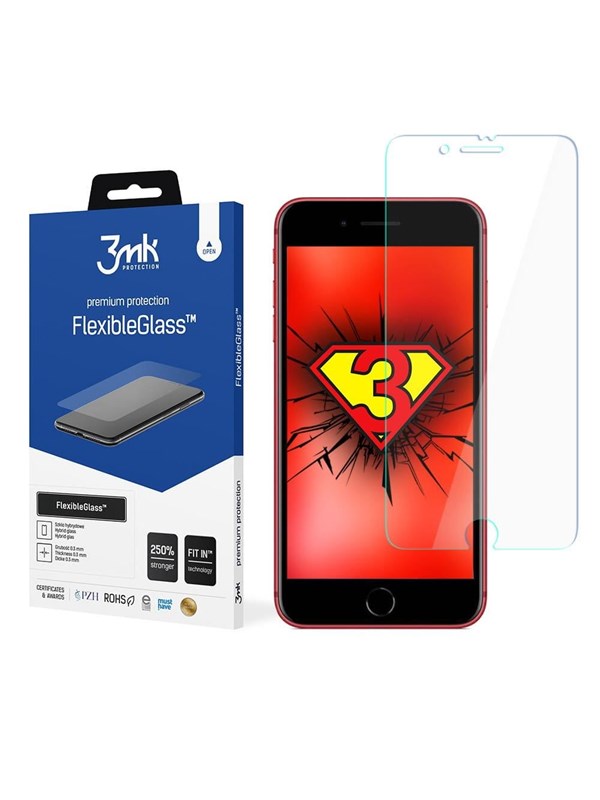 3mk FlexibleGlass™ Hybrid Glass for iPhone 8 Plus