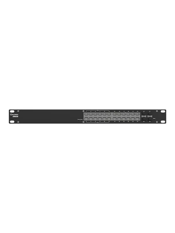 Teltonika SWM280 - switch - 24 ports - Managed - rack-mountable - with 2 years of RMS Management