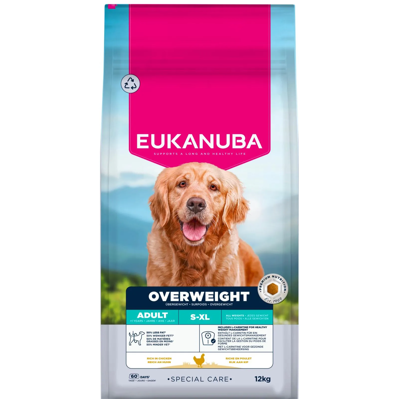Eukanuba Special Care Overweight Adult All Breed - dry dog food - 12kg