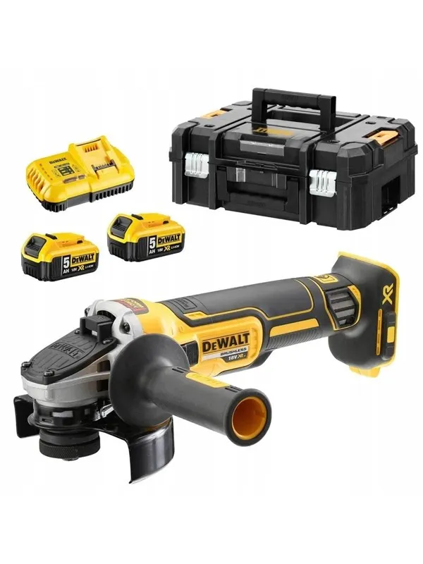 Dewalt DCG405P2-QW cordless angle grinder 18V 2x5Ah