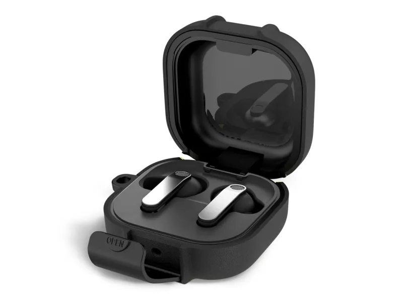 Tech-Protect Slim Hook Case for Samsung Galaxy Buds 4 / 4 Pro - Black