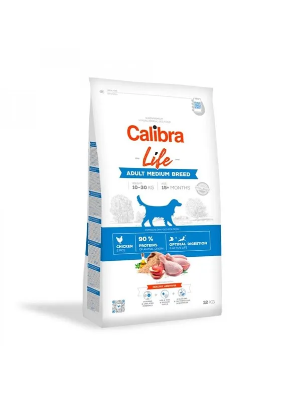 Calibra Life Adult Medium breed Chicken - dry dog food - 12kg