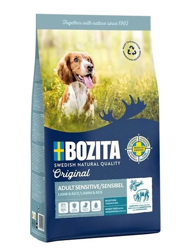 BOZITA Original Sensitive Digestion Lamb and rice - dry dog food - 12kg