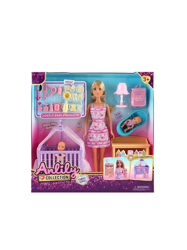 Masen Toys Doll w/baby room