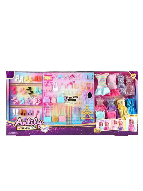 Masen Toys Doll clothing set 65 pieces