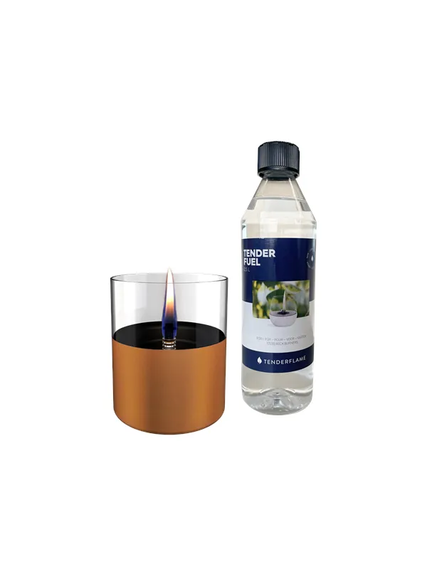 Tenderflame Lilly 10 Copper + 0.5l Tenderfuel