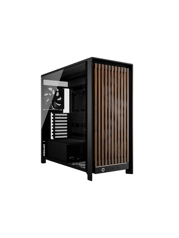 Corsair FRAME 5000D WOOD RS - Kabinett - Miditower - Svart