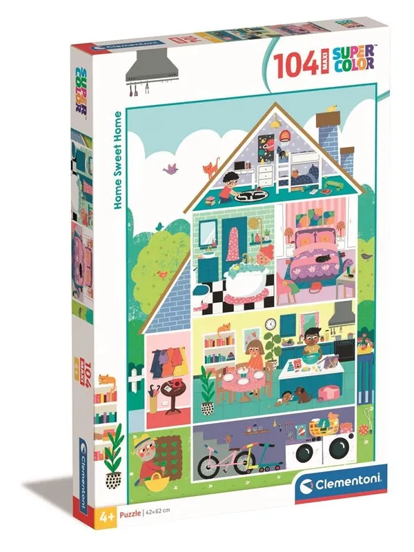 Clementoni Puzzle Maxi Noli Home Sweet Home 104 pieces Gulv