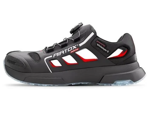 AIRTOX FS22 vernesandal ATX, svart/rød - Str. 37