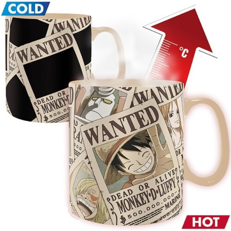 ABYstyle - One Piece - Wanted Heat Change Mug - Krus