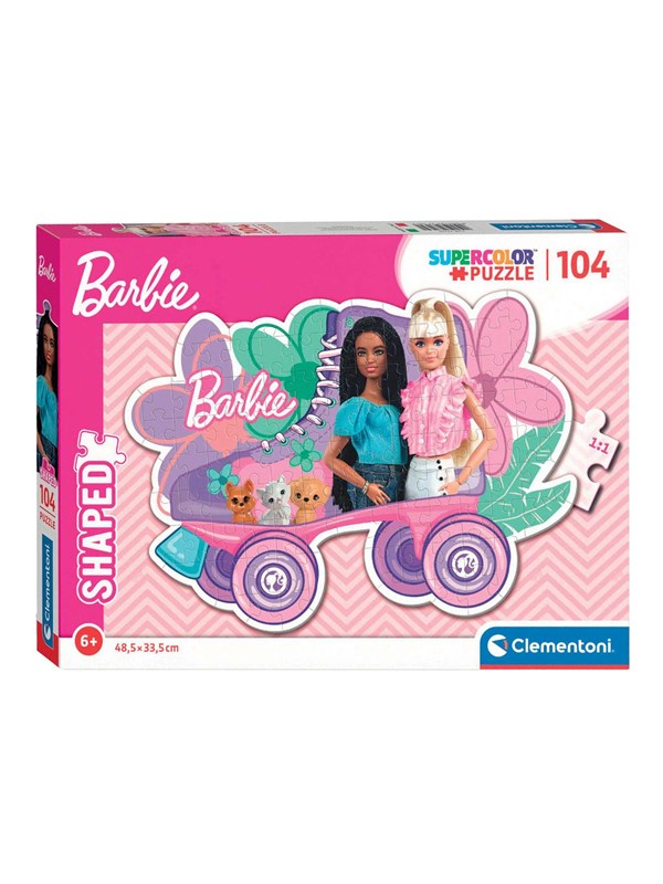 Clementoni Jigsaw Puzzle Super Color - Barbie Roller Skate 104pcs. Gulv