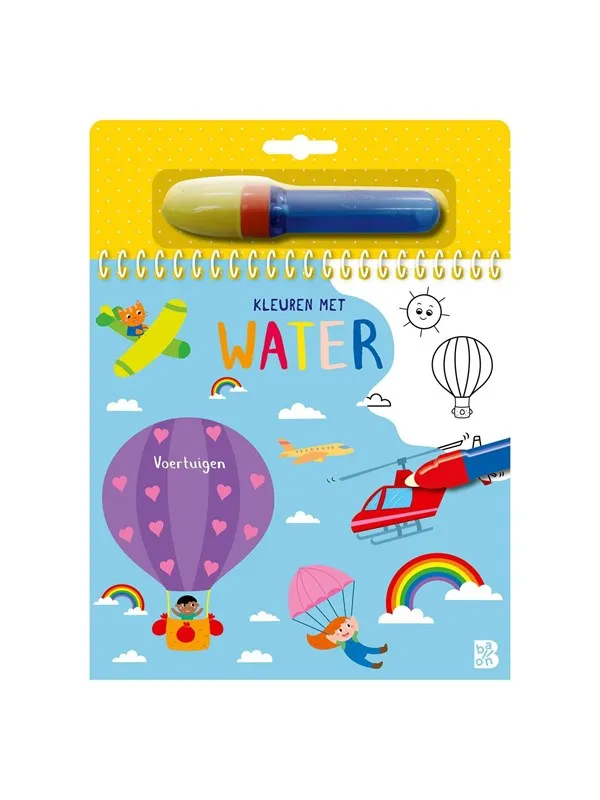 Standaard Uitgeverij Coloring with Water - Vehicles