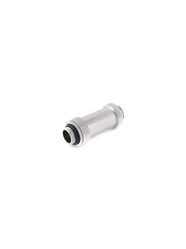 Bitspower Silver Shining Dual G1/4" Adjustable Aqua Link Pipe II (41-69MM)