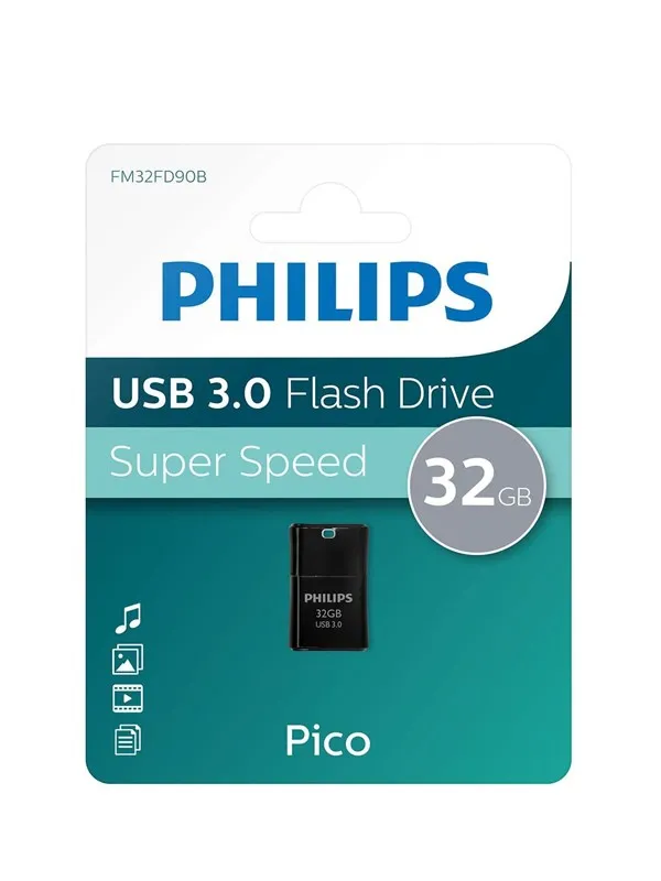 Philips USB Flash Drive - 32GB - Pico Edition 3.0 - 32GB - Minnepenn