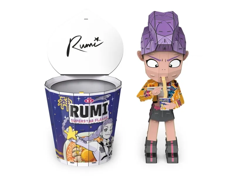 KPop Demon Hunters KPDH 4D Build Ramen Cup Rumi 3D Puslespill