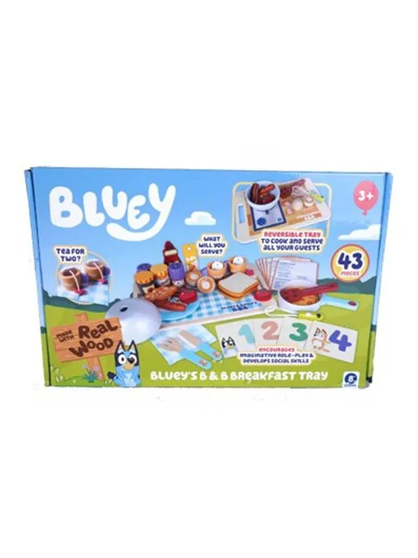 Bluey Hotel Breakfast Tray