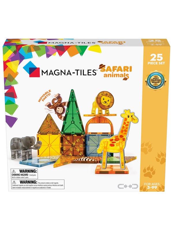 Magna-Tiles Safari Animals 25 pcs set