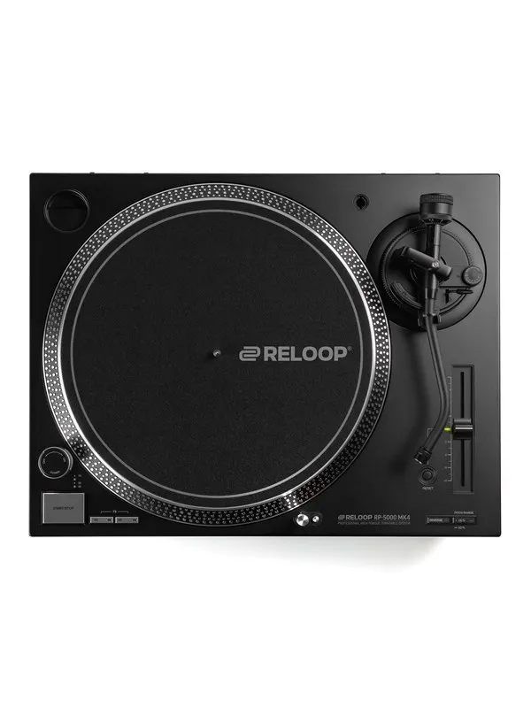 Reloop RP-5000 MK4 - Turntable - DJ - Platespiller Svart
