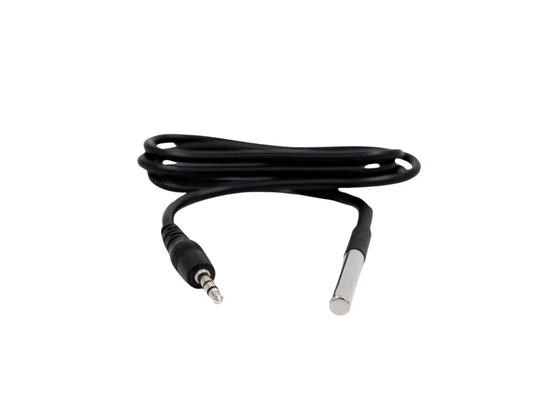 Shelly Temp. Sensor DS18B20 3.5mm jack - DS18B20 temperaturføler, 3.5mm jack
