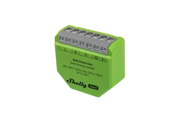 Shelly Dimmer Gen4 - WiFi & Zigbee lysdemper
