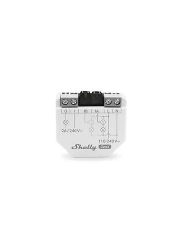 Shelly EM Gen4 - WiFi & Zigbee 1-faset energimåler, 50A