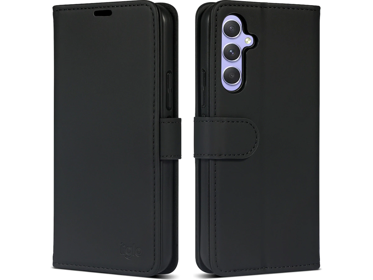 iiglo Galaxy A54 5G Lommebokdeksel (sort)