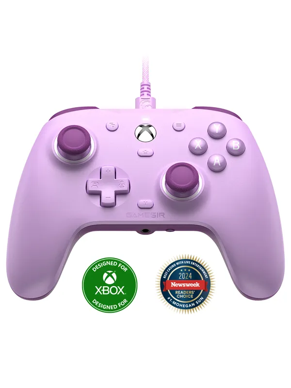 GameSir G7 Pro Multiplatform Gamepad - Purple (TMR Sticks Hall-Effect Triggers) Xbox Licensed - Wireless Controller - Microsoft Xbox One X