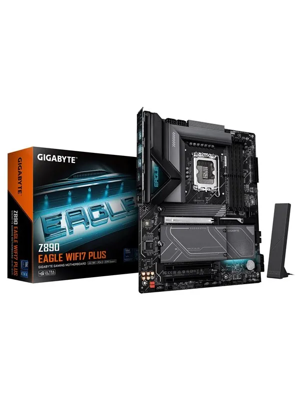 GIGABYTE Z890 EAGLE WIFI7 PLUS Hovedkort - Intel Z890 - Intel LGA1851 - DDR5 RAM - ATX