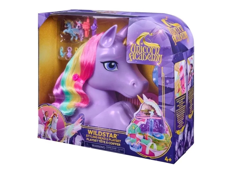 Unicorn Academy 2in1 Styling Head & Playset