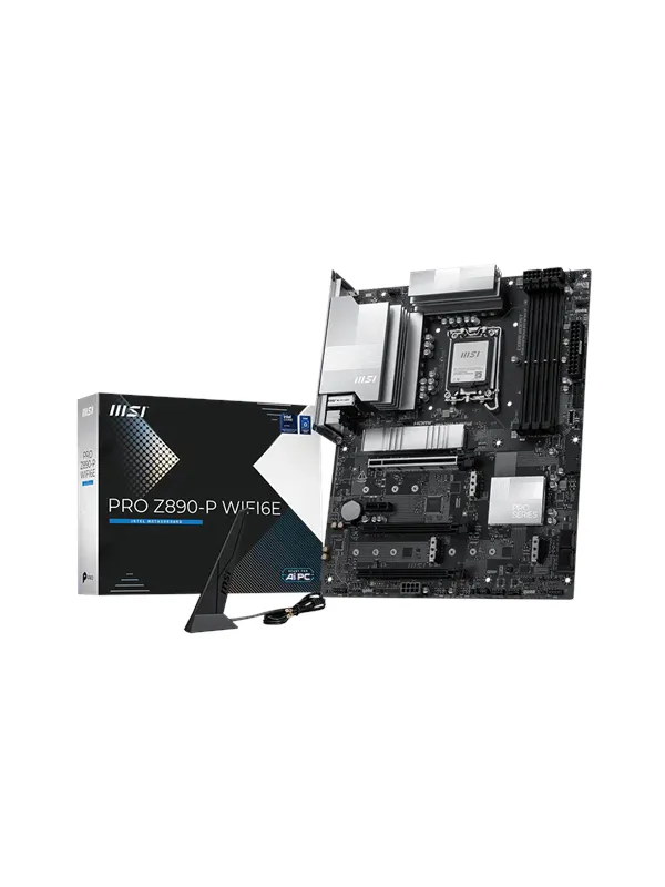 MSI PRO Z890-P WIFI6E Hovedkort - Intel Z890 - Intel LGA1851 - DDR5 RAM - ATX
