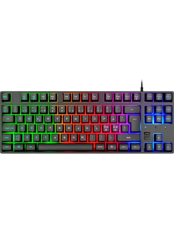 XCROW Nova - Gamingtastatur - Nordisk - Svart