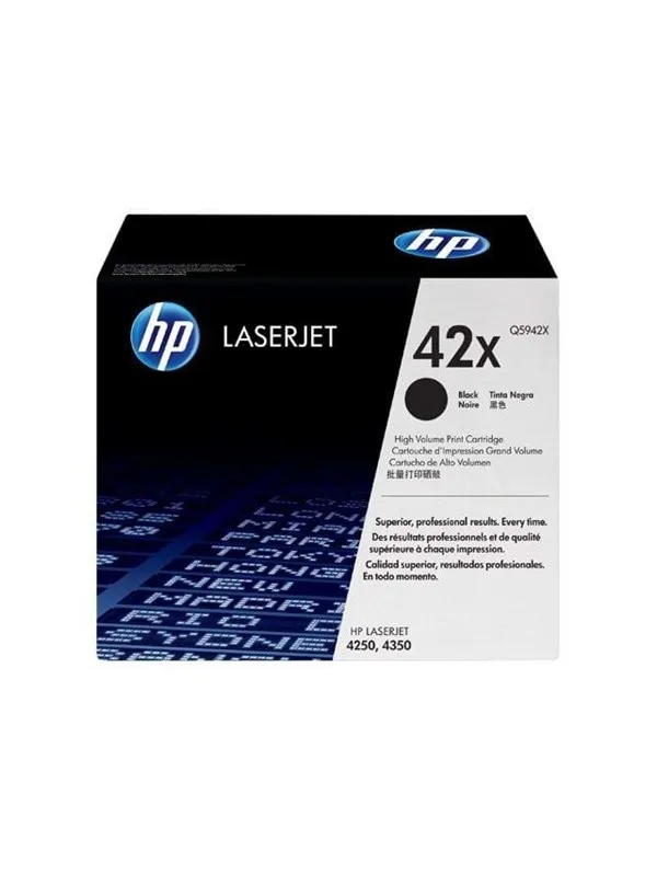 HP 42X / Q5942X High Capacity Black Toner - Laser toner Svart