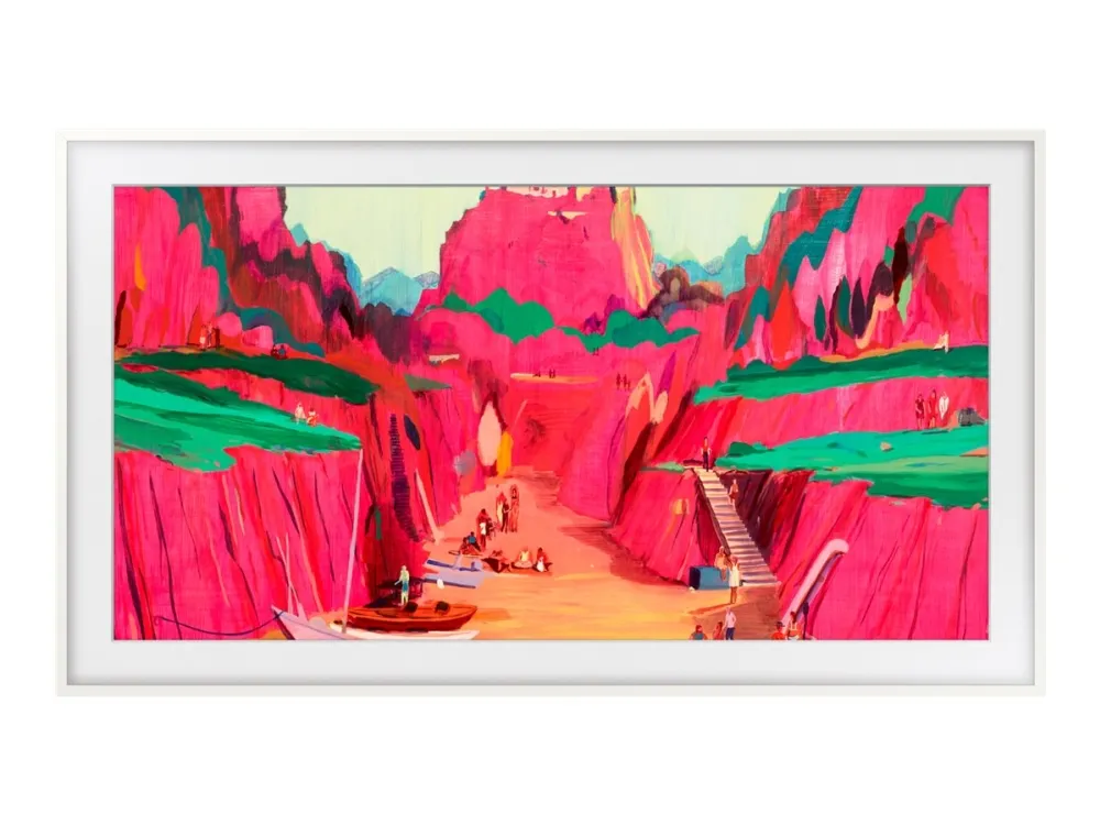 Samsung 75" ramme til The Frame og The Frame Pro (2021-2025, Hvit)