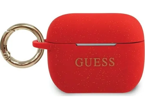 Guess AirPods Pro Deksel Glitter Rød