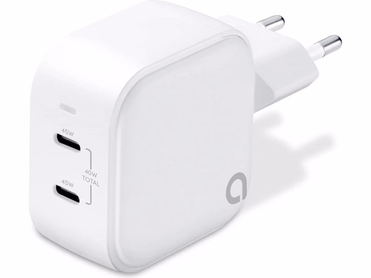 Andersson 45W GaN Vegglader (hvit)