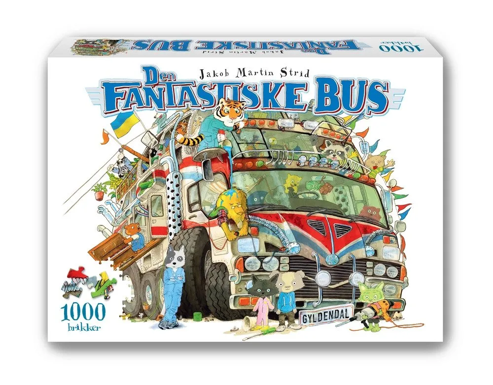 Gyldendal Den fantastiske bus - puslespil 1000 brikker