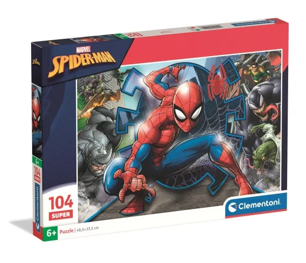 Clementoni Puzzle Spider-Man 104 pieces Gulv