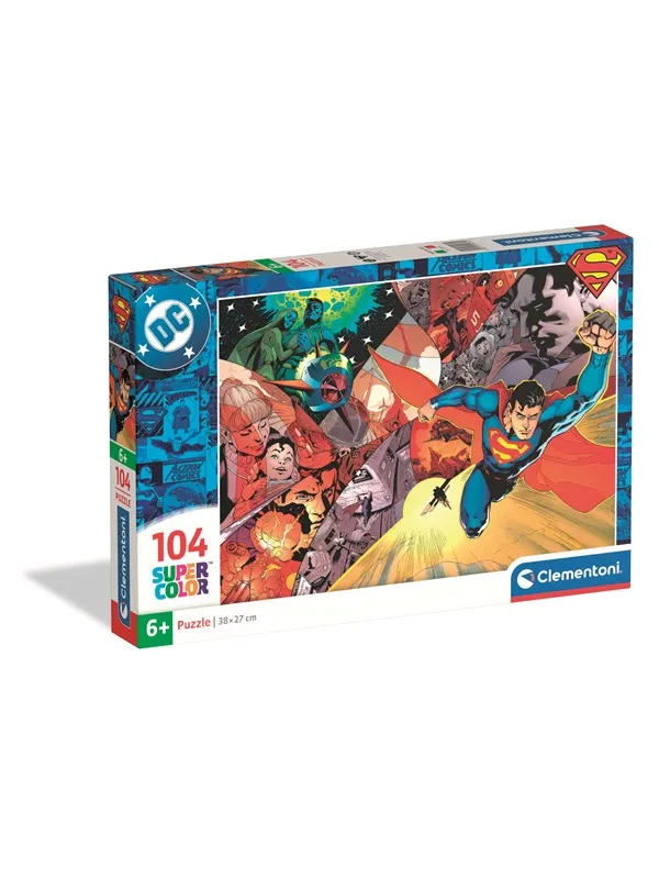 Clementoni Puzzle Superman 2025 104 pieces Gulv
