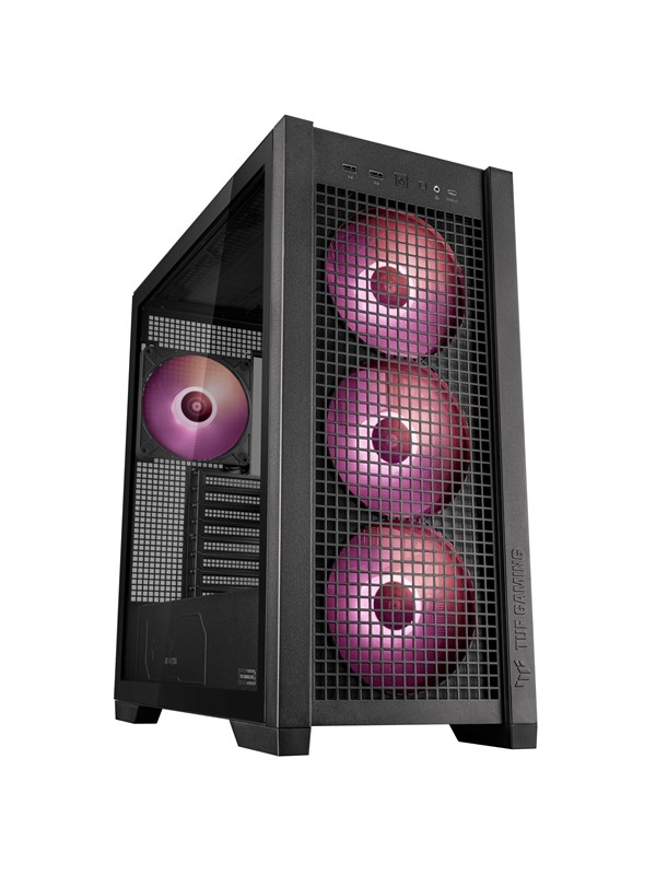 ASUS TUF Gaming GT302 - Kabinett - Miditower - Svart